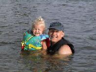 Fun Swimming With Daddy...