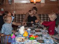 Playing Domino....